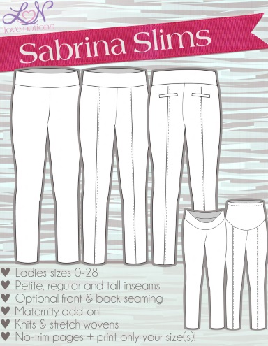 Sabrina Slims Line Art